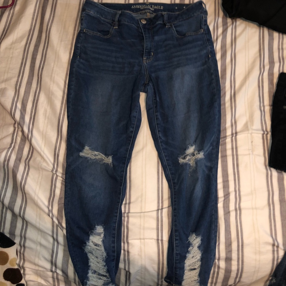 American Eagle Jean Crops